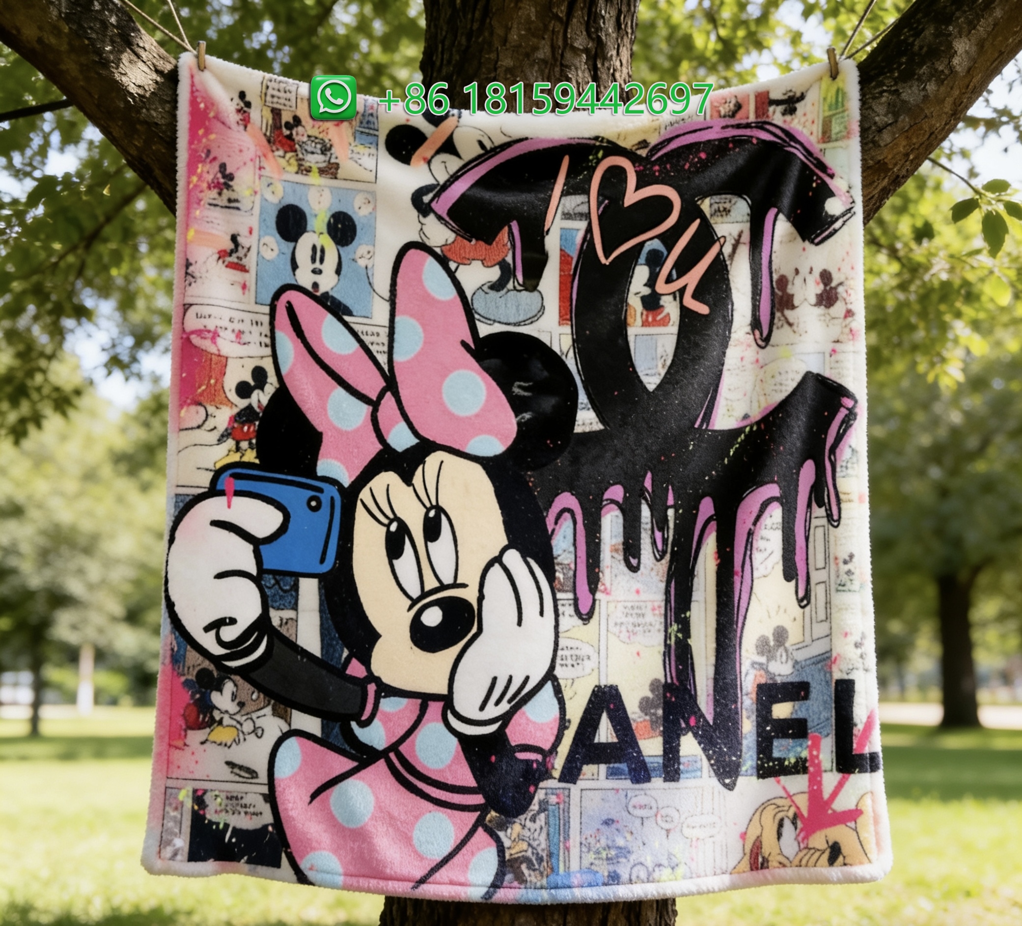 Chanel Throw Blankets